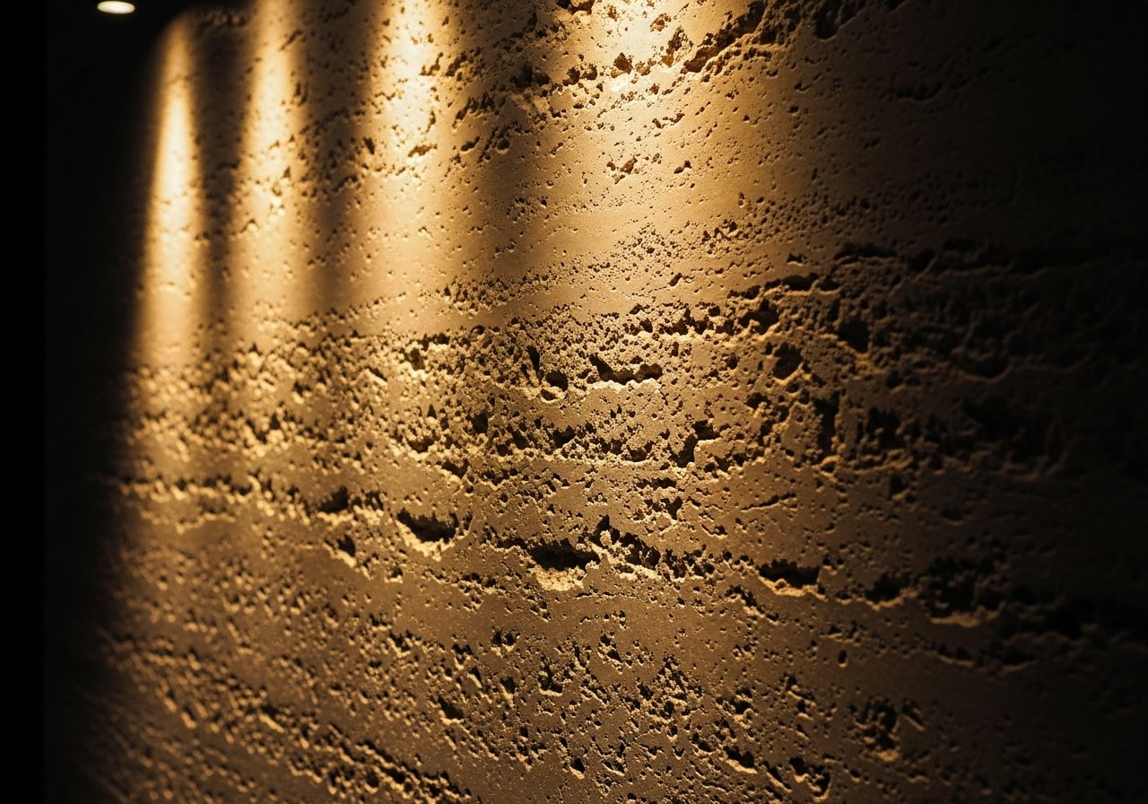 Graze 15 — Travertine feature wall, Sydney